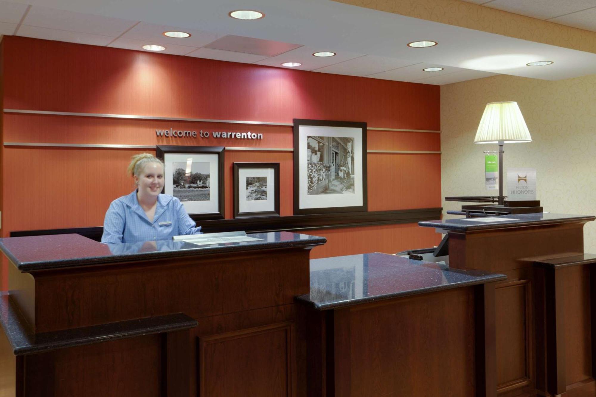 Hampton Inn Warrenton, Va Interiør billede